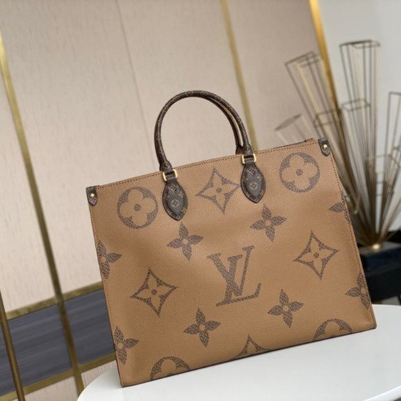 Louis Vuitton Monogram Reverse Canvas GM/Large OnTheGo Tote Bag - Picture 2 of 9